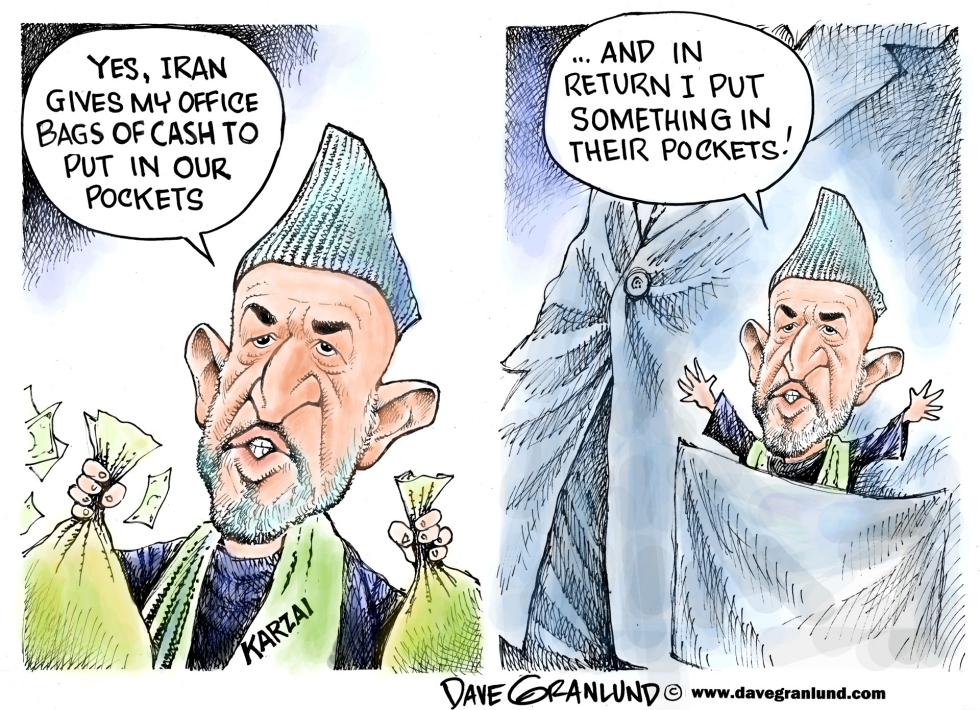 Afghan President gets Iranian cash