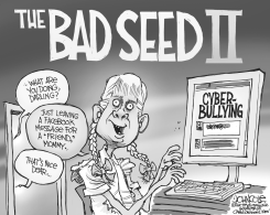 THE BAD SEED II BW by John Cole