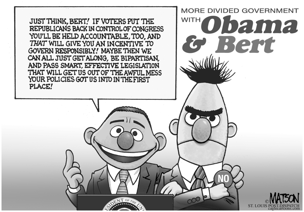 More Divided Government With Obama & Bert