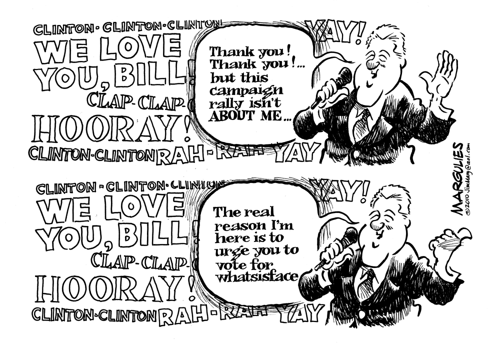Clinton on the campaign trail