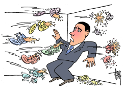TEA PARTY AGAINST OBAMA by Arend Van Dam