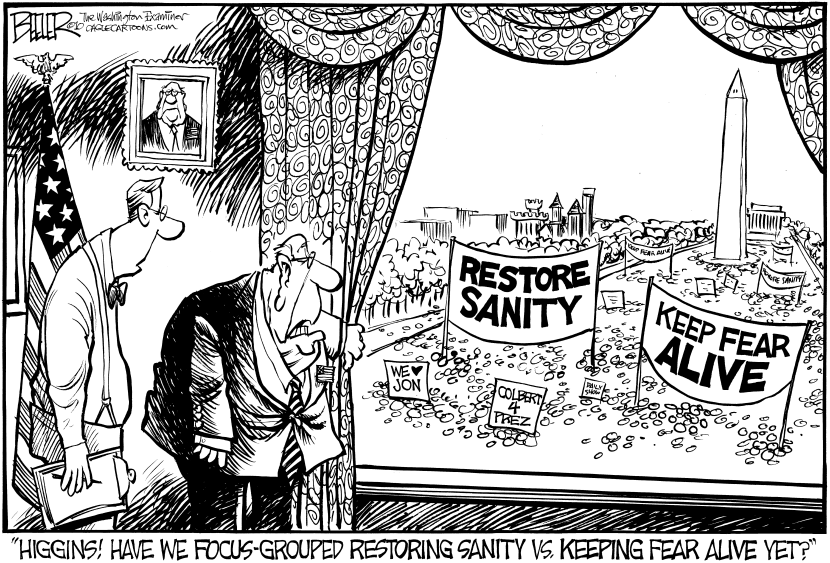 Stewart and Colbert Rally