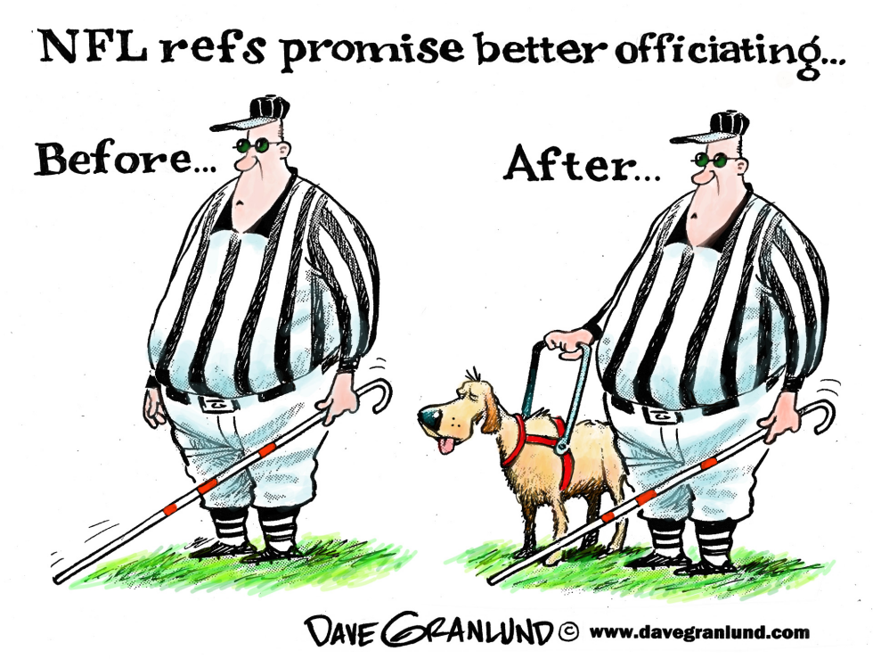  NFL REFS by Dave Granlund