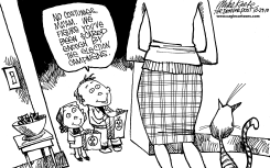 HALLOWEEN COSTUMES by Mike Keefe