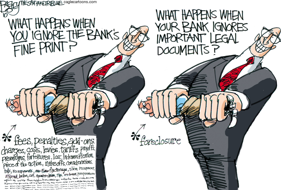  BANK SQUEEZE by Pat Bagley