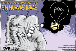SIN NUEVAS IDEAS DEL GOP /  by Monte Wolverton