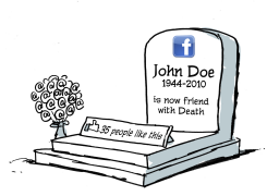 FACEBOOK FUNERAL by Frederick Deligne