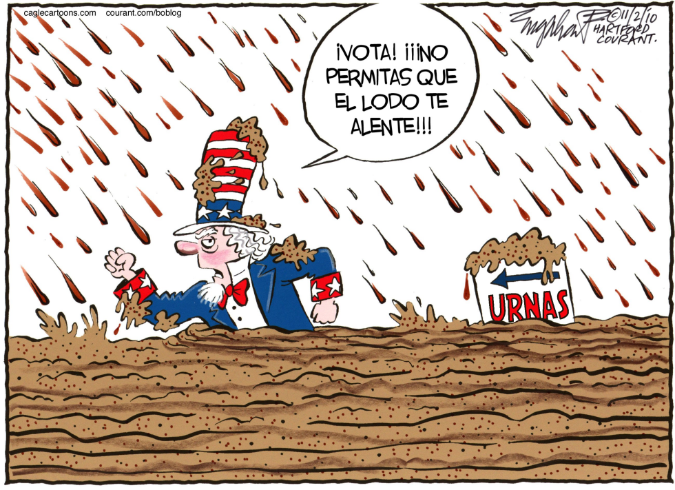  VOTA HOY  by Bob Englehart