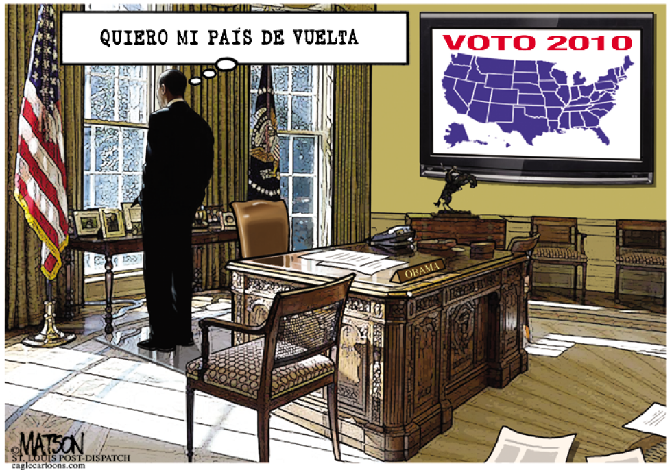 El Presidente Obama quiere su pais de vuelta / COLOR