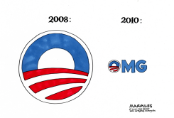 OBAMA 2008 AND 2010  by Jimmy Margulies