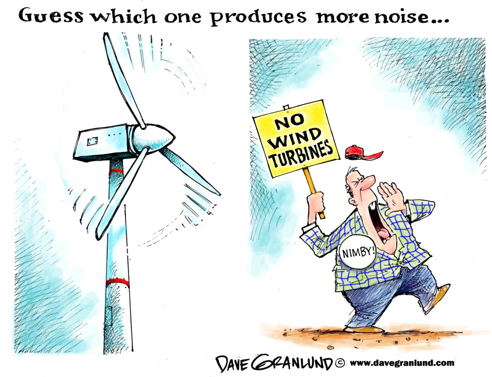 Wind turbine noise concerns