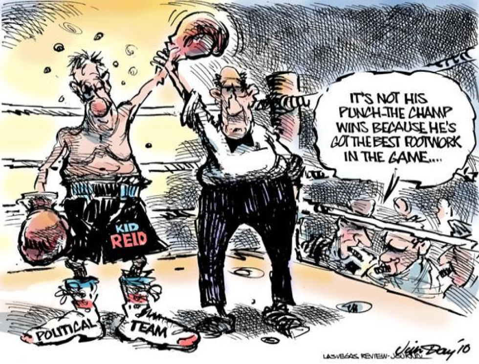 Harry Reid scores a knockout