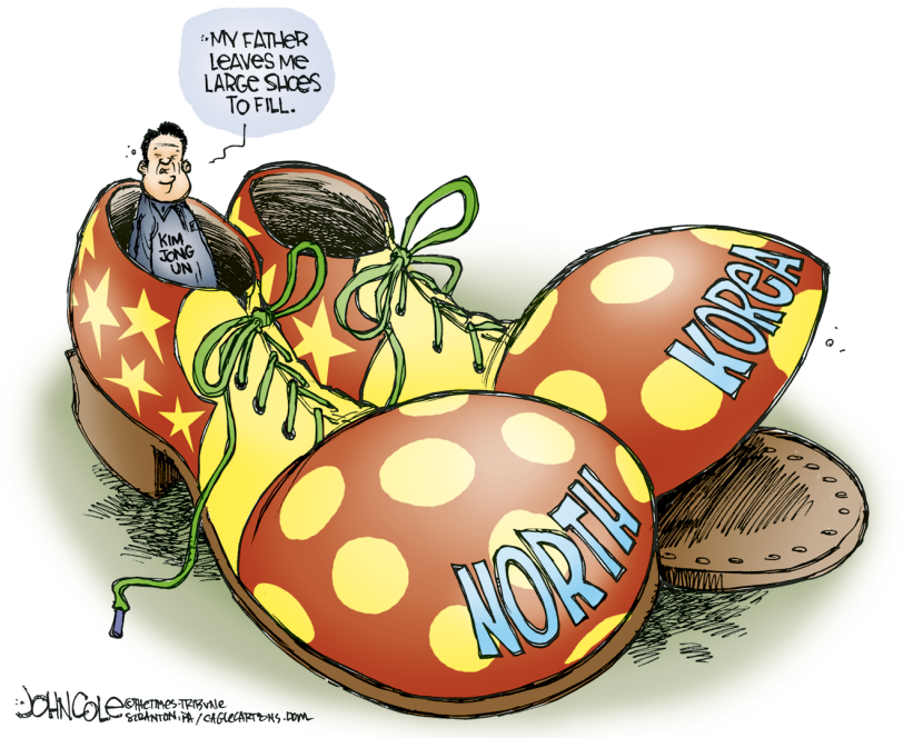 Kim Jong-Ils big shoes COLOR