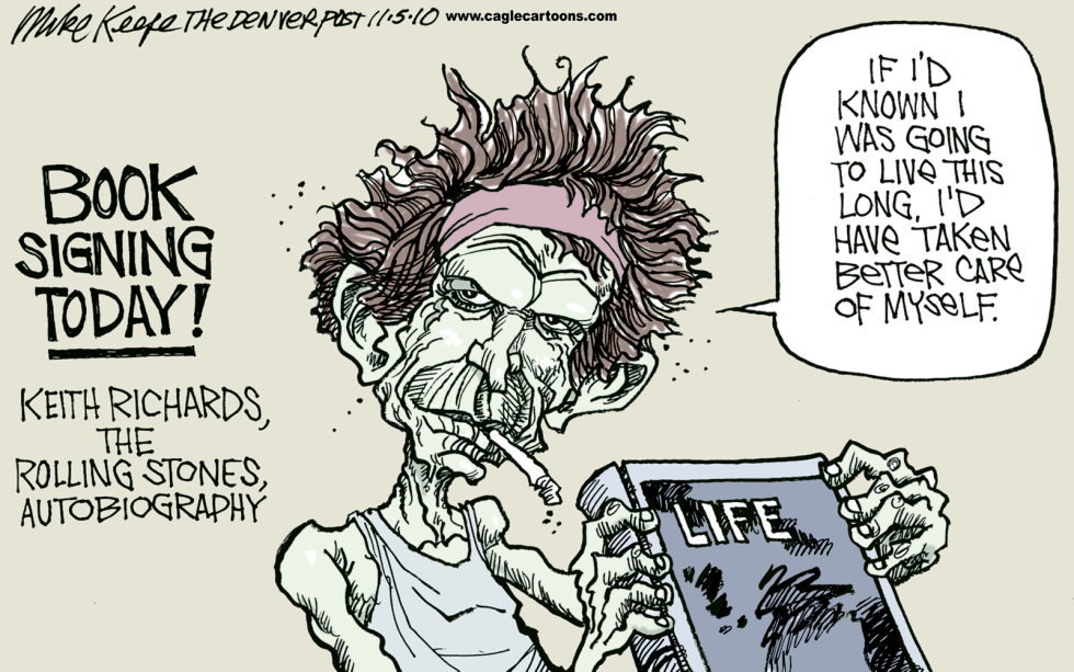 Keith Richards Autobiography COLOR
