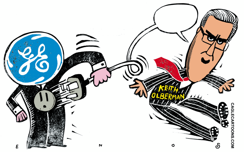GE Pulls the Plug on Keith Olberman