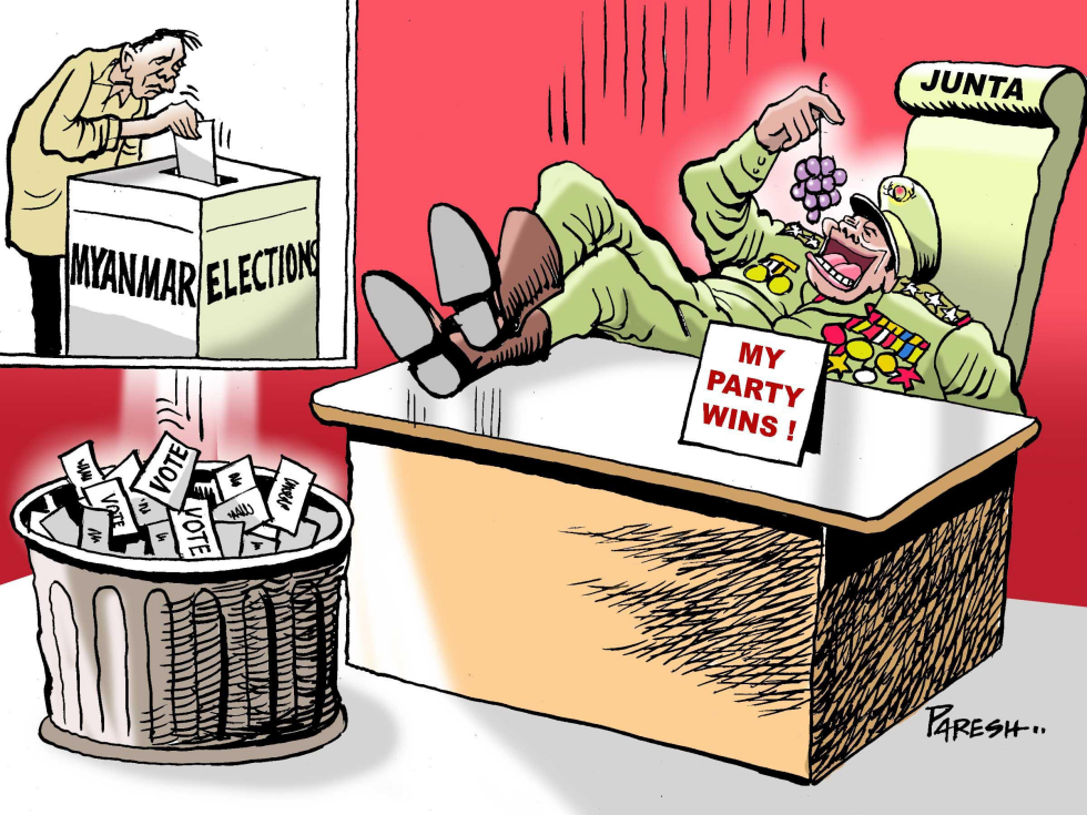 Myanmar polls COLOR
