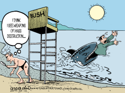 BUSH, THE LIFEGUARD by Arcadio Esquivel