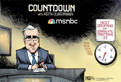 COUNTDOWN WITH KEITH OLBERMANN  by Nate Beeler