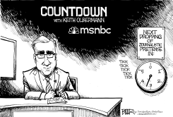 COUNTDOWN WITH KEITH OLBERMANN by Nate Beeler