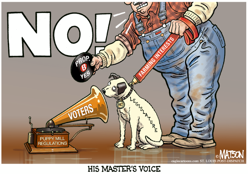 Local MO- State Legislature Would Override Puppy Mill Referendum-COLOR