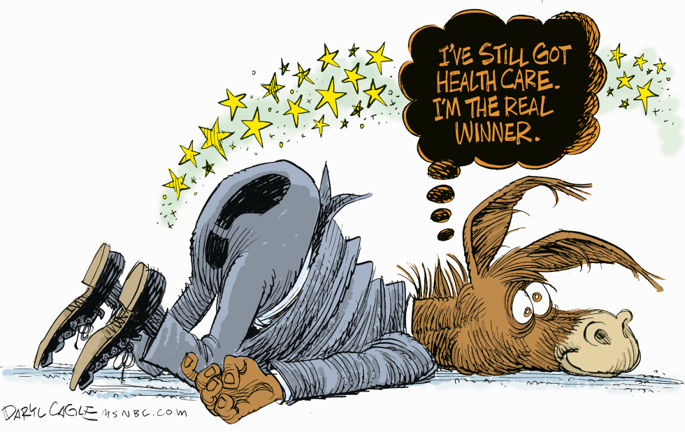  DEMOCRATS REALLY WIN  by Daryl Cagle