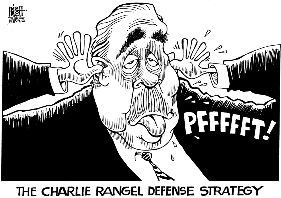 THE DEFENSE OF CHARLIE RANGEL, B/W