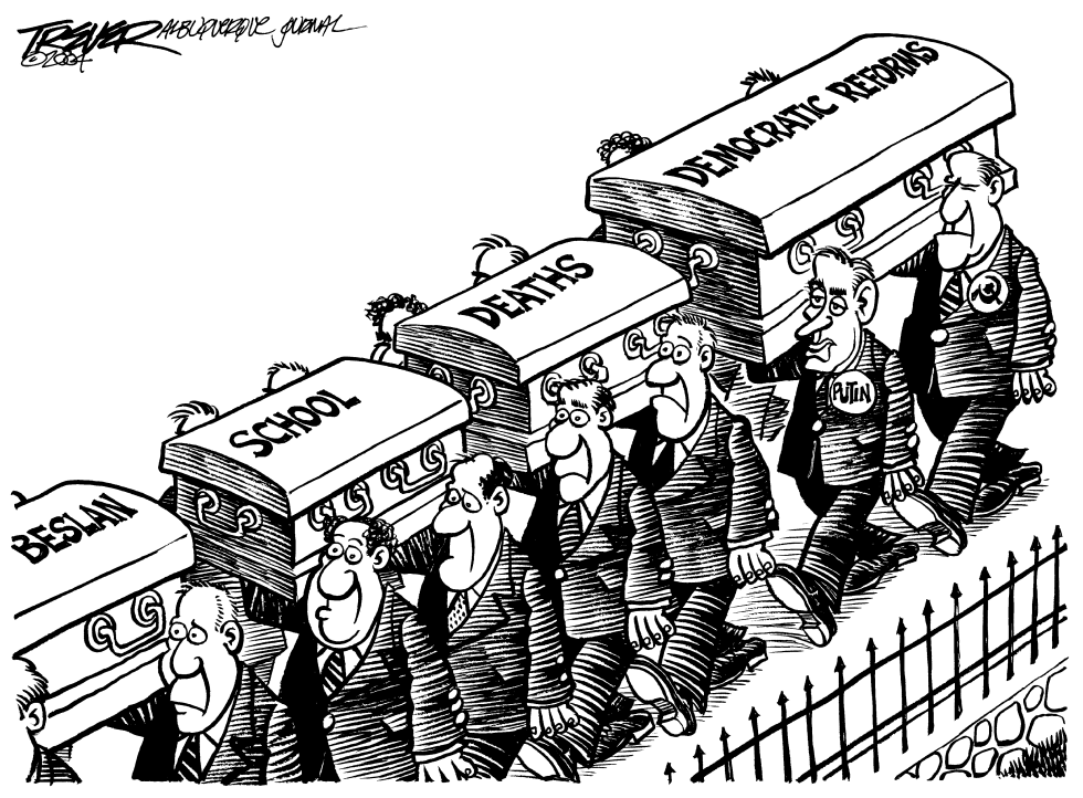 Russian democracy burial
