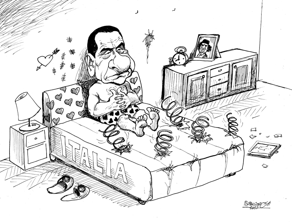Berlusconi - Sleeping room