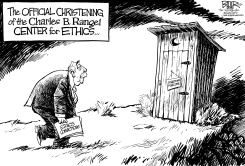 RANGEL CENTER FOR ETHICS by Nate Beeler