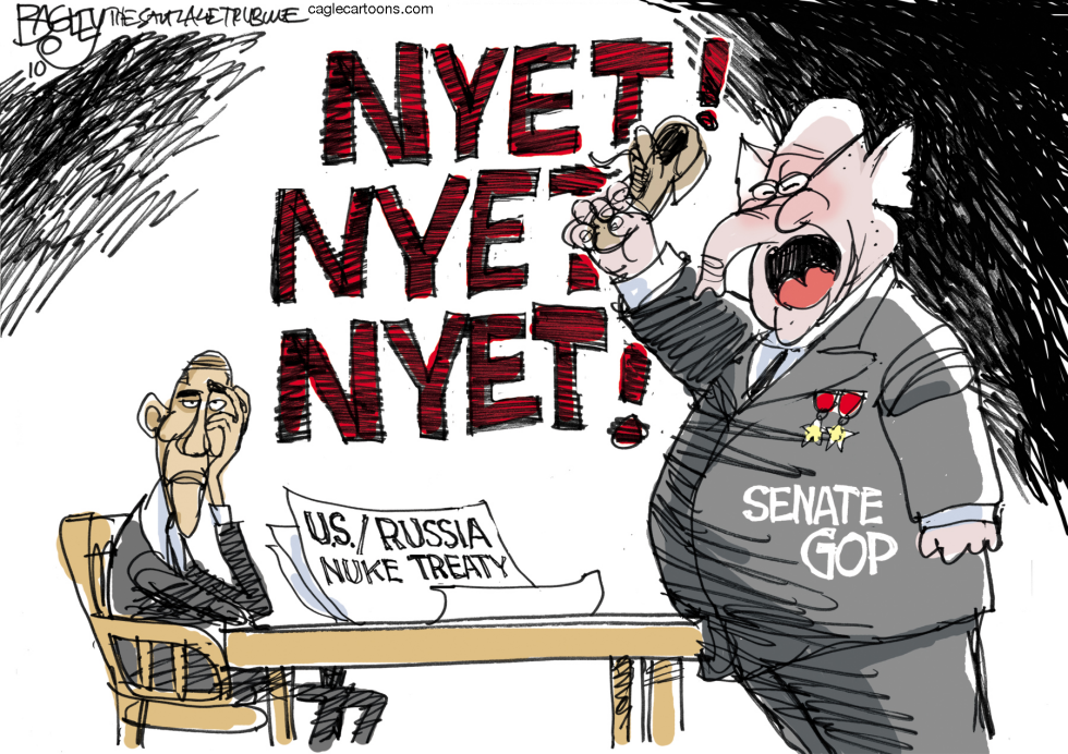  THE PARTY OF NYET  by Pat Bagley