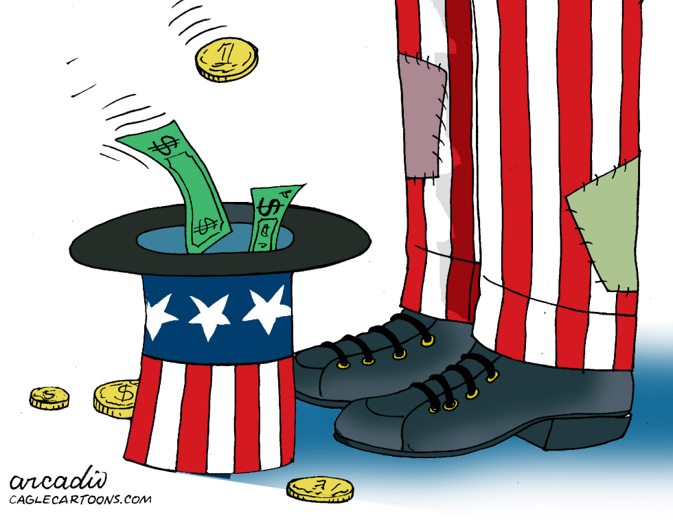 Tío Sam y los problemas económicos