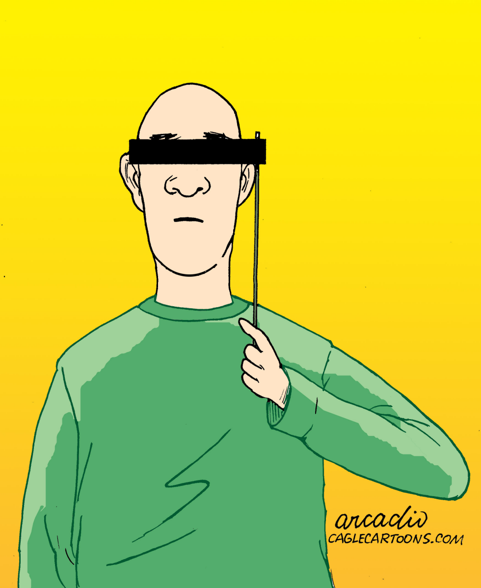 El hombre que no mira