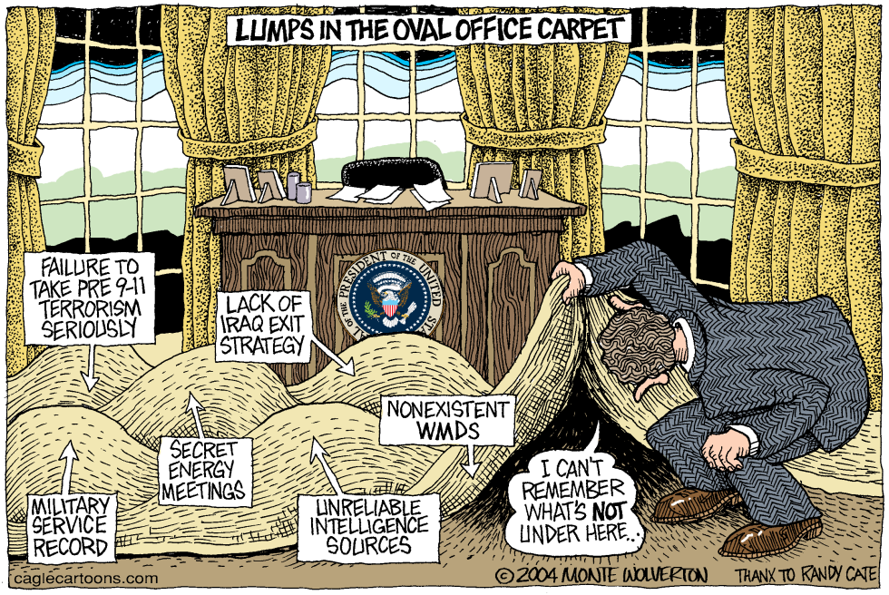 COLOR Lumps in the Oval Office Carpet