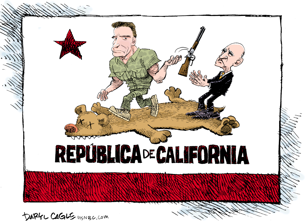  TRANSFERENCIA DEL GOBERNADOR DE CALIFORNIA  by Daryl Cagle