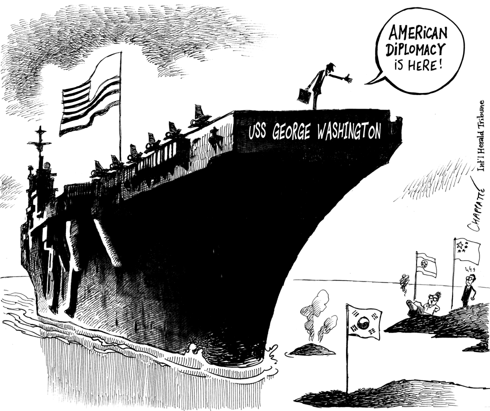 US Carrier In Korean Waters