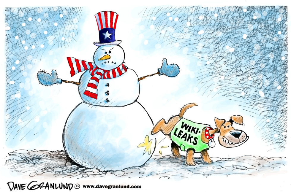  WIKILEAKS AND UNCLE SAM by Dave Granlund