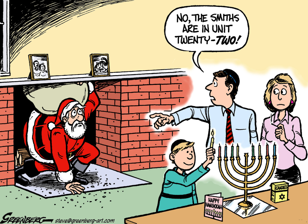 Hanukkah Santa