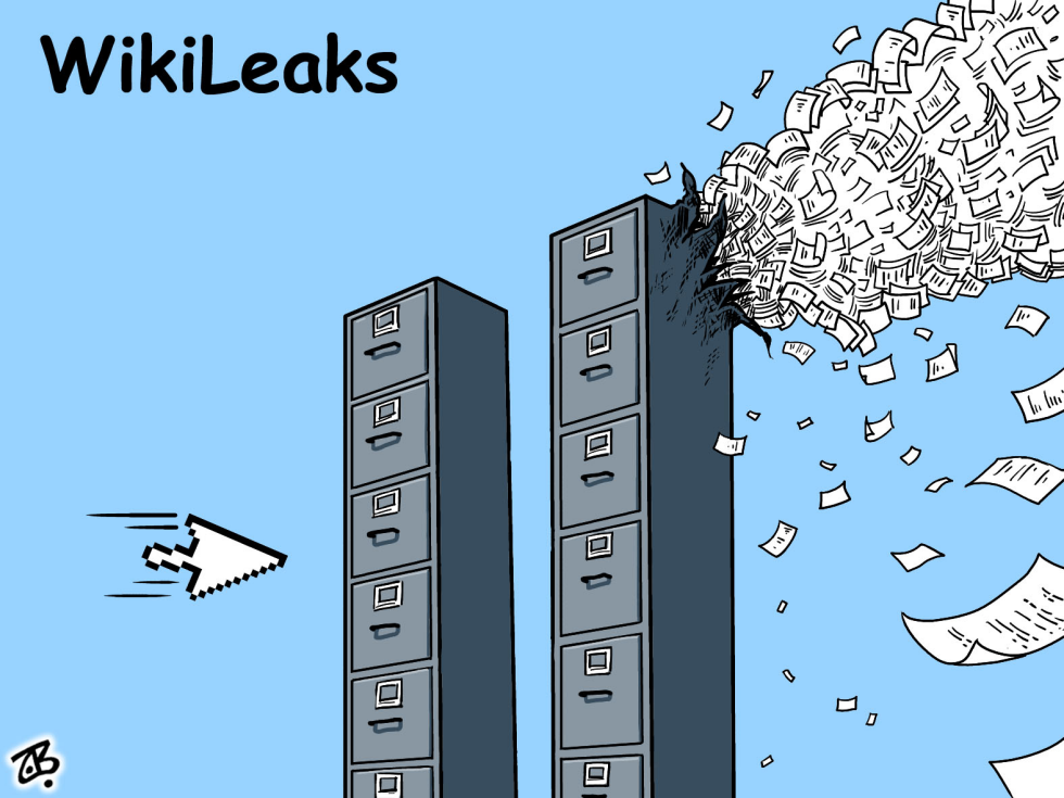  WIKILEAKS by Emad Hajjaj