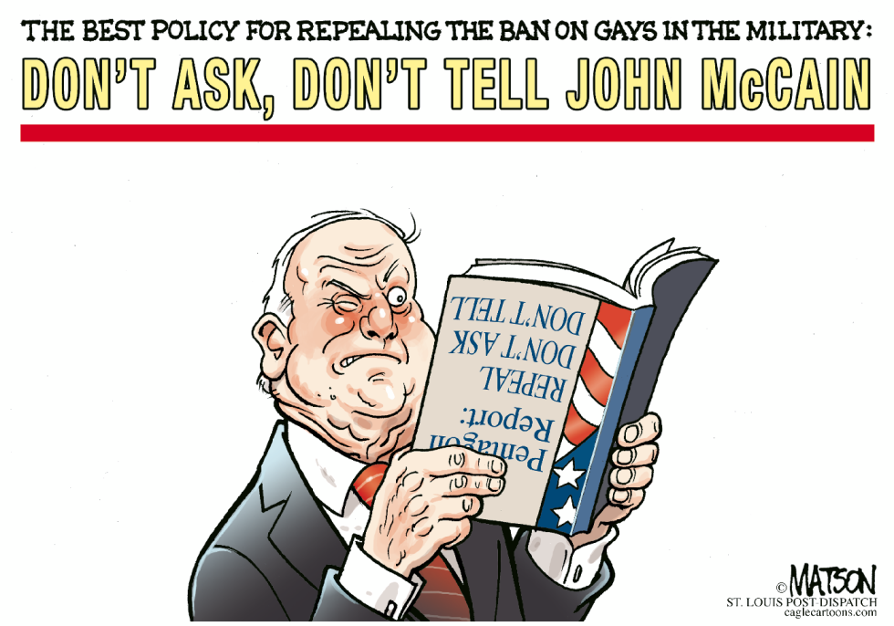 Dont Ask Dont Tell John McCain-COLOR