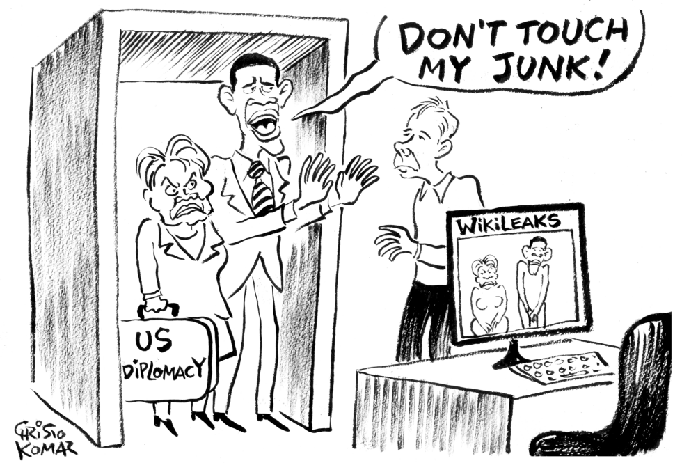 DON'T TOUCH MY JUNK! - B&W