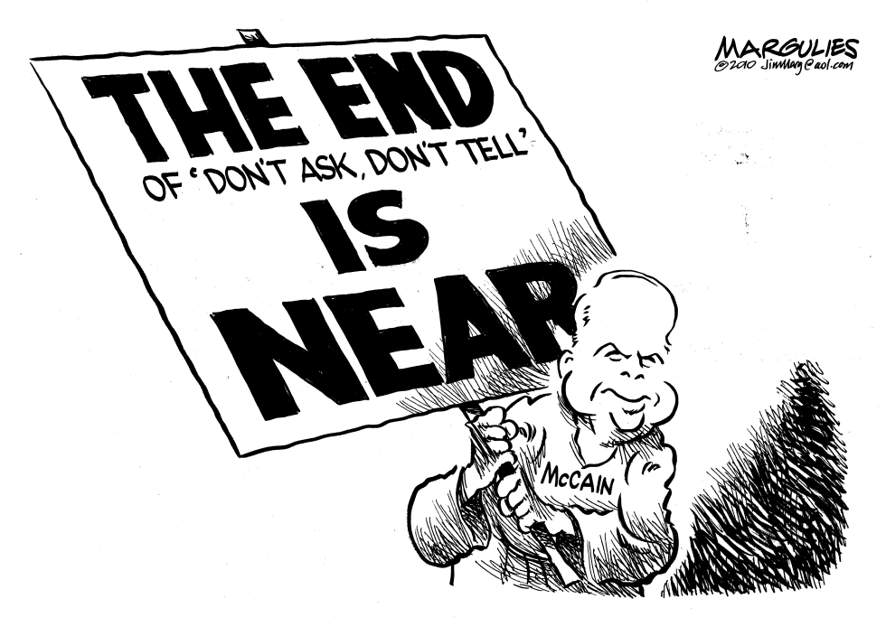 McCain opposes end to Dont Ask Dont Tell