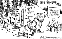 WOLF PROTECTION by Mike Keefe