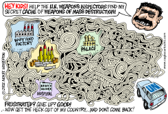 SADDAM'S MAZE by Monte Wolverton