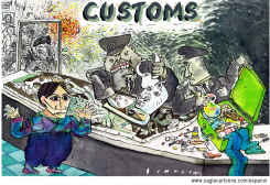 PICASSO IN CUSTOMS by Osmani Simanca