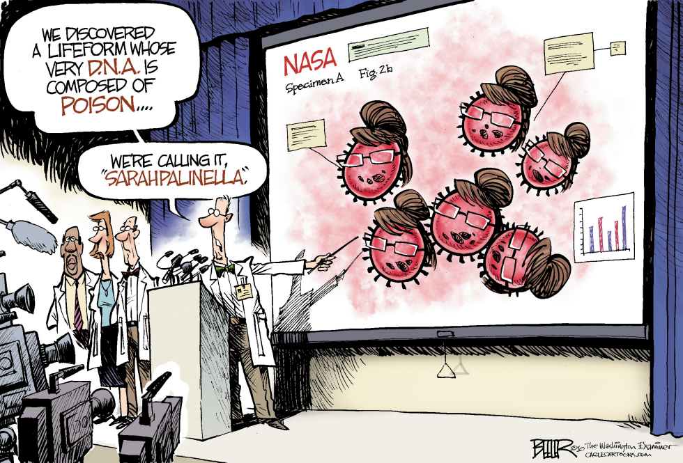  NEW LIFEFORM DISCOVERY by Nate Beeler