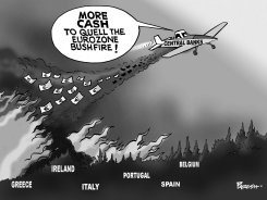 EUROZONE BUSHFIRE by Paresh Nath