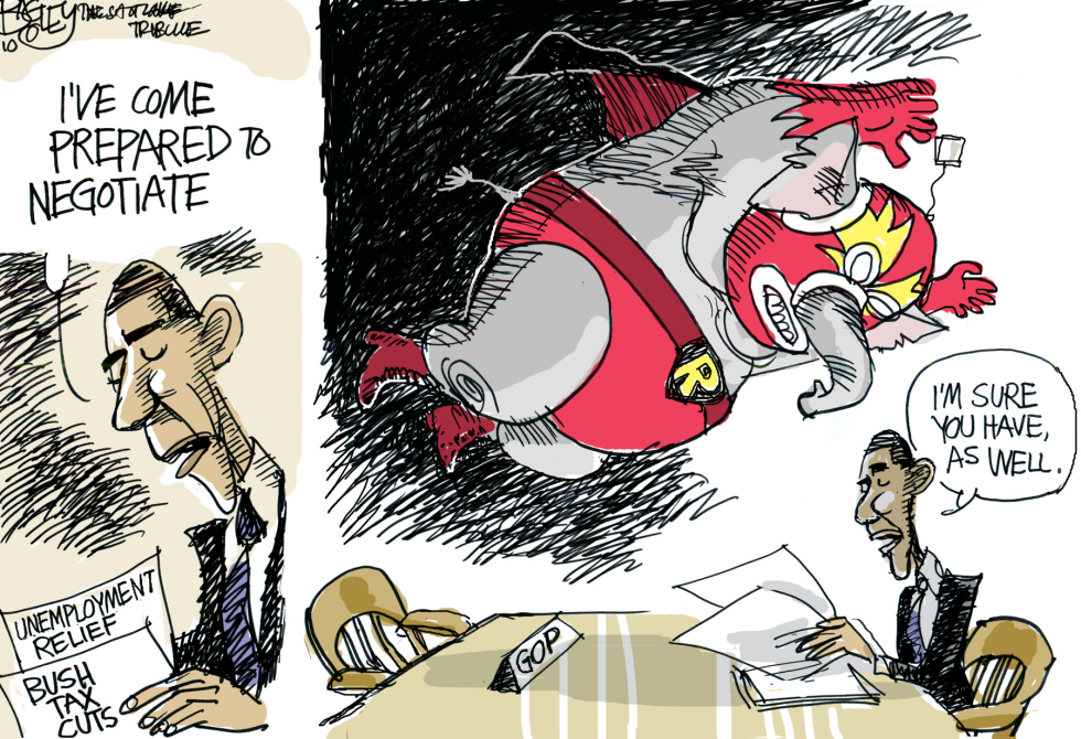  LUCHA LIBRE GOP by Pat Bagley