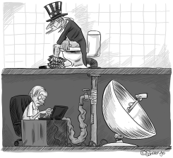 ASSANGE IS WATCHING YOU by Martin Sutovec