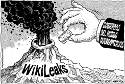 TAPANDO A WIKILEAKS by Monte Wolverton