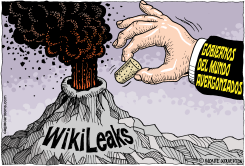 TAPANDO A WIKILEAKS /  by Monte Wolverton